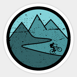 mountain bike cycling mtb mountain biking cyclist gift Sticker